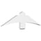 Ekena Millwork Bellingham Architectural Grade PVC Gable Bracket, 48"W x 12"H x 2"D x 6"F, 6/12 Pitch GBP048X12X0206BEL00 - alternate 1